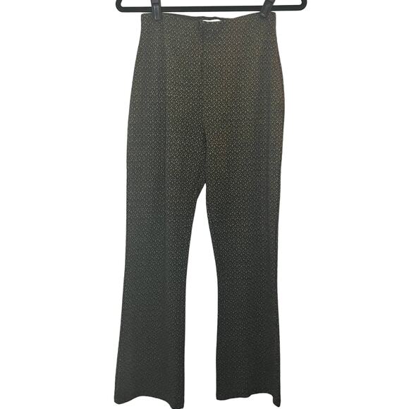 URBAN OUTFITTERS FITTED BOOTCUT PULL ON PANTS SIZE MEDIUM NAVY MUSTARD - Picture 1 of 6